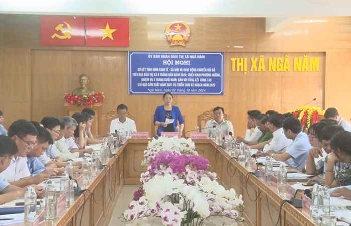 Ngã Năm: Sơ kết Kinh tế - Xã hội và hoạt động Chuyển đổi số 9 tháng của năm 2024